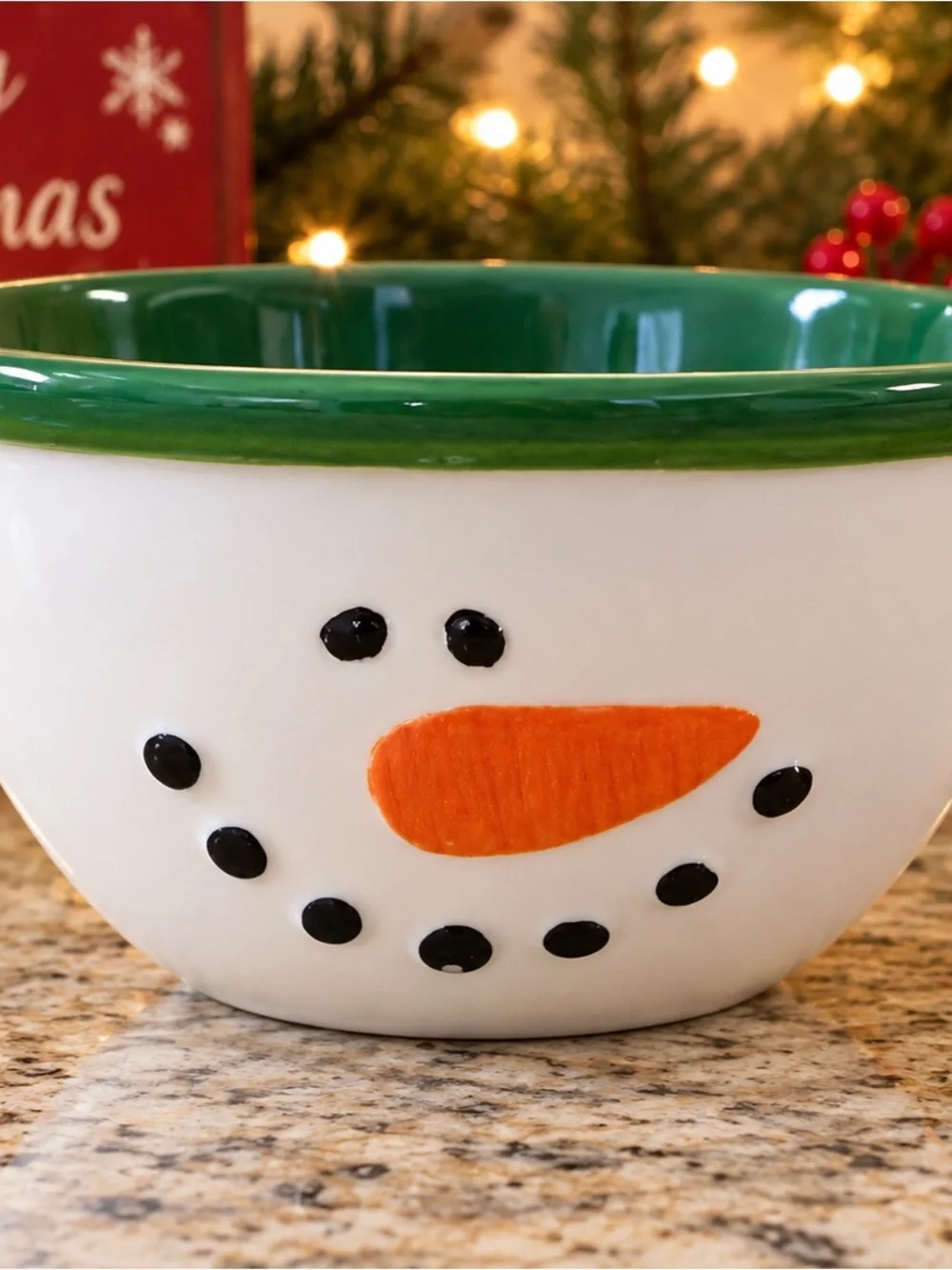 LTD Commodities Snowman Bowls Set of 3 Christmas Snack/Ice Cream Bowls NEW
